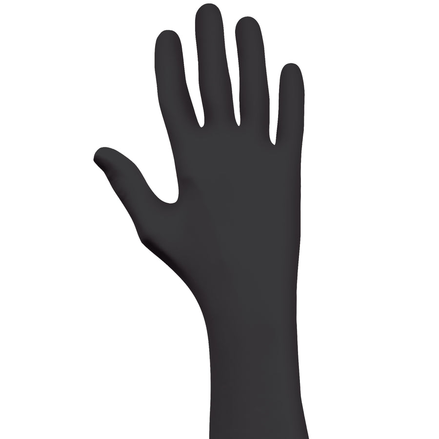Best¬Æ Nighthawk‚Ñ¢ 6 mil nitrile gloves with extended cuffs deliver superior protection and grip for mechanics, maintenance crews, and law enforcement. Latex-free, powder-free, and ESD-safe‚sold by the case of 50 medium-sized gloves. Textured fingertips ensure excellent control in demanding warehouse and industrial environments.