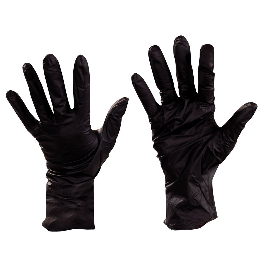 Large 6 Mil Black Nitrile Powder-Free Gloves 100/Case GLV2015L