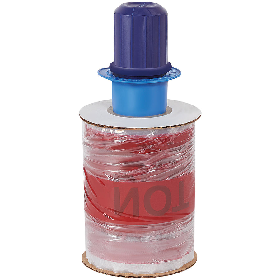 Goodwrappers® Identi-Wrap pre-printed hand stretch film boldly communicates "DO NOT BREAK LOAD" handling instructions directly on your shipment. Each case includes 6 rolls (5" x 80 gauge x 500' each) plus 2 patented dispensers that reduce hand friction and control tension to minimize film waste.