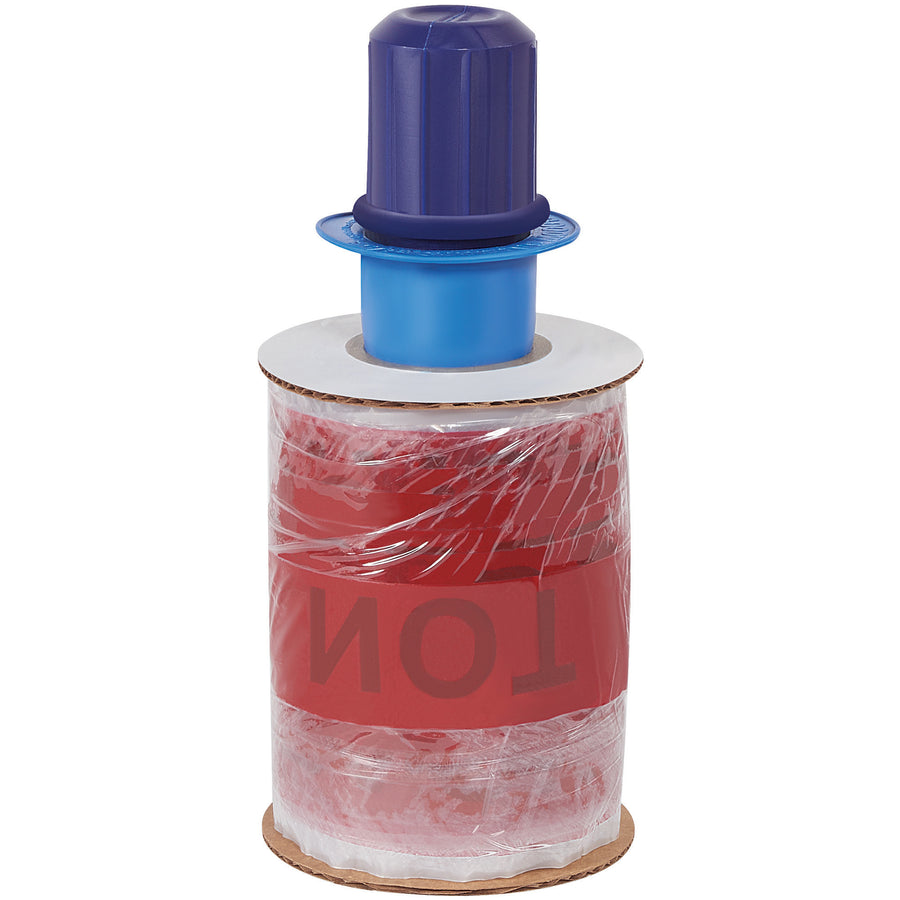 Goodwrappers® Identi-Wrap pre-printed stretch film eliminates the need for fragile-label application on delicate shipments. This 5" x 80 gauge hand wrap features bold "DO NOT DOUBLE STACK" messaging to ensure proper handling throughout the supply chain. Each case includes 6 rolls and 2 patented dispensers for efficient wrapping with superior tension control.