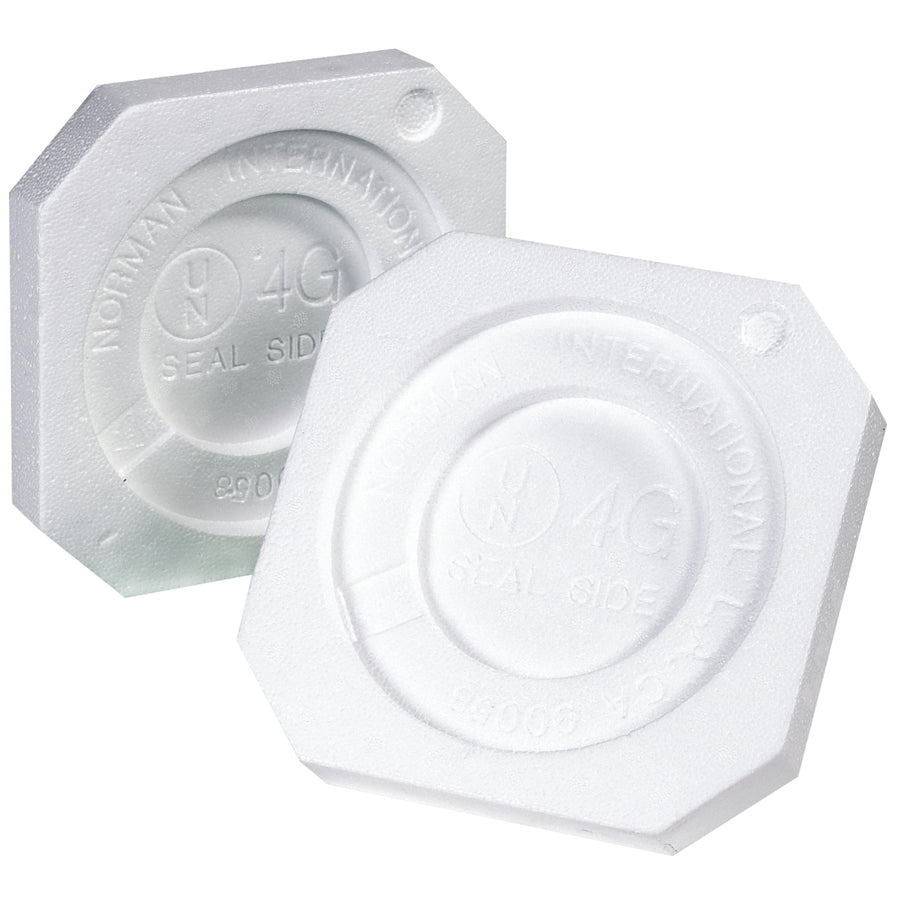 Expanded polystyrene foam inserts engineered for 1-gallon paint can protection during hazmat shipping. 8.5" x 8.5" x 1.25" dimensions fit standard gallon containers with reliable cushioning at 0.75 lbs/cu ft density. Order by the case of 100 and reduce per-unit costs on critical hazmat packaging.