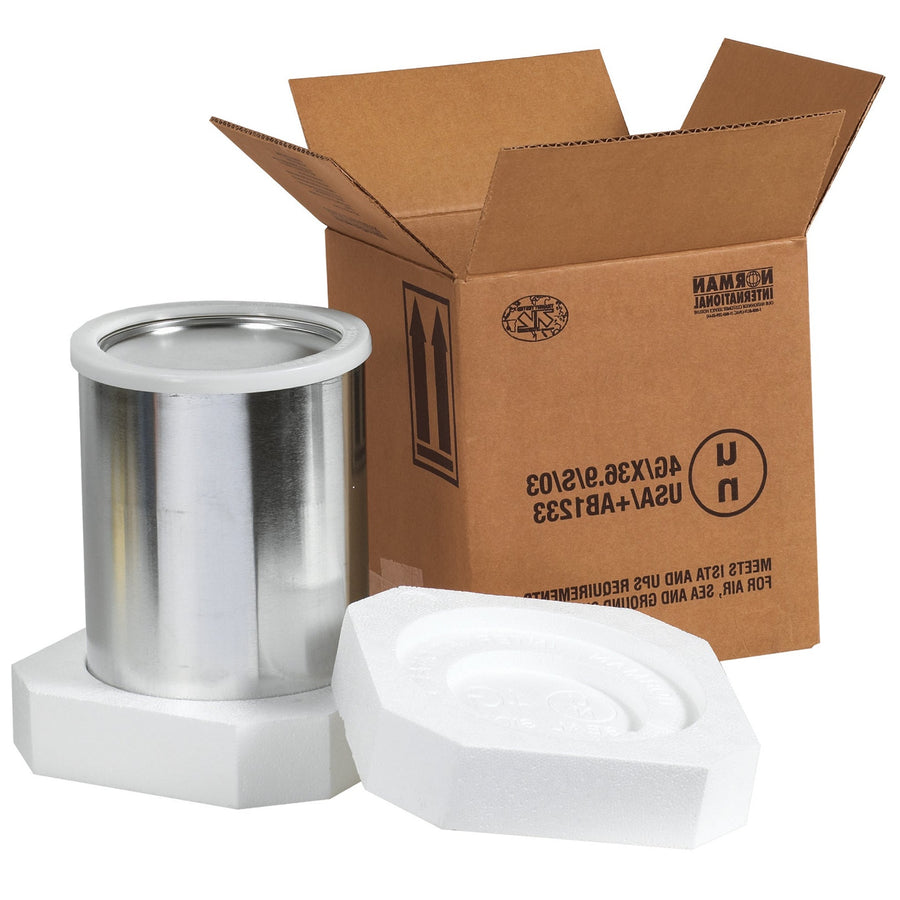 8 1/2x8 1/2x9 5/16 ECT-44 Corrugated Foam Shipper Boxes HAZFS1G