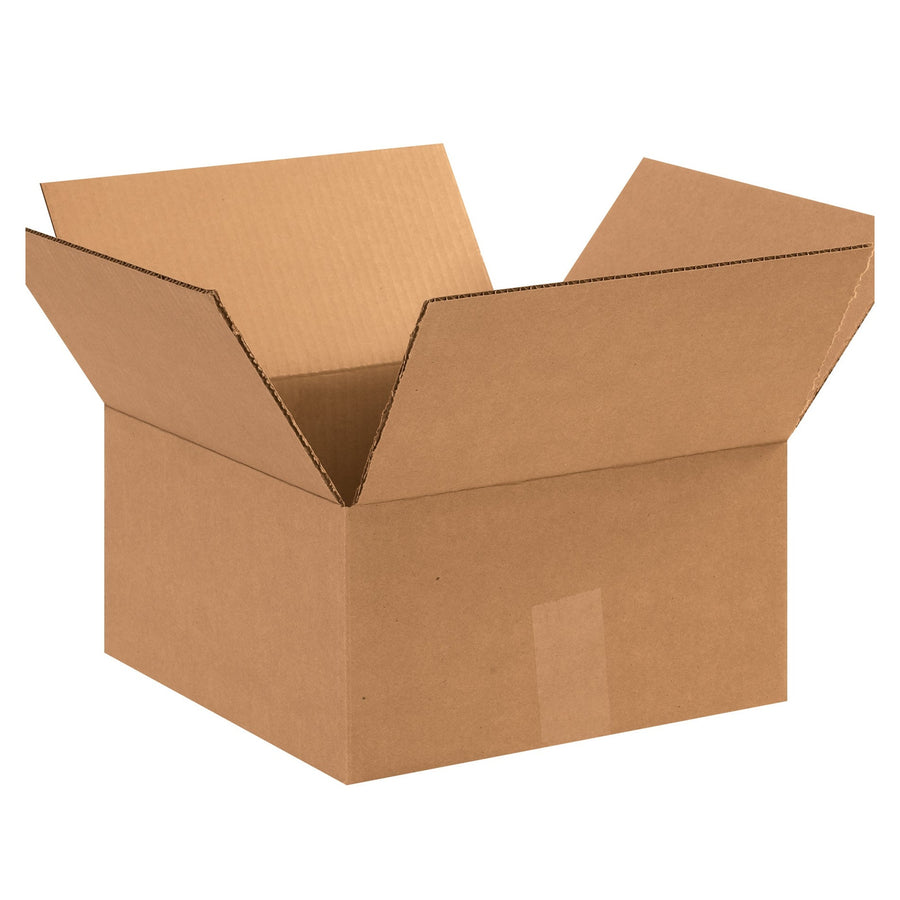 12x12x6 ECT-44 Kraft Heavy-Duty Corrugated Shipping Boxes 25-Pack HD12126