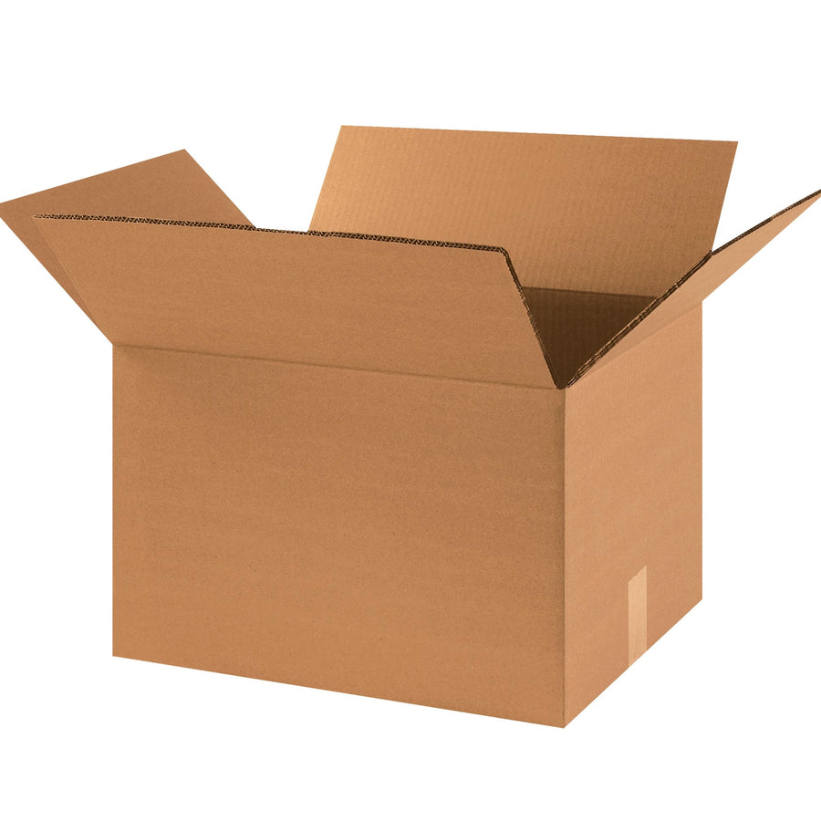 14x10x8 ECT-48 Kraft Heavy Duty Double Wall Corrugated Shipping Box 15-Pack HD14108DW