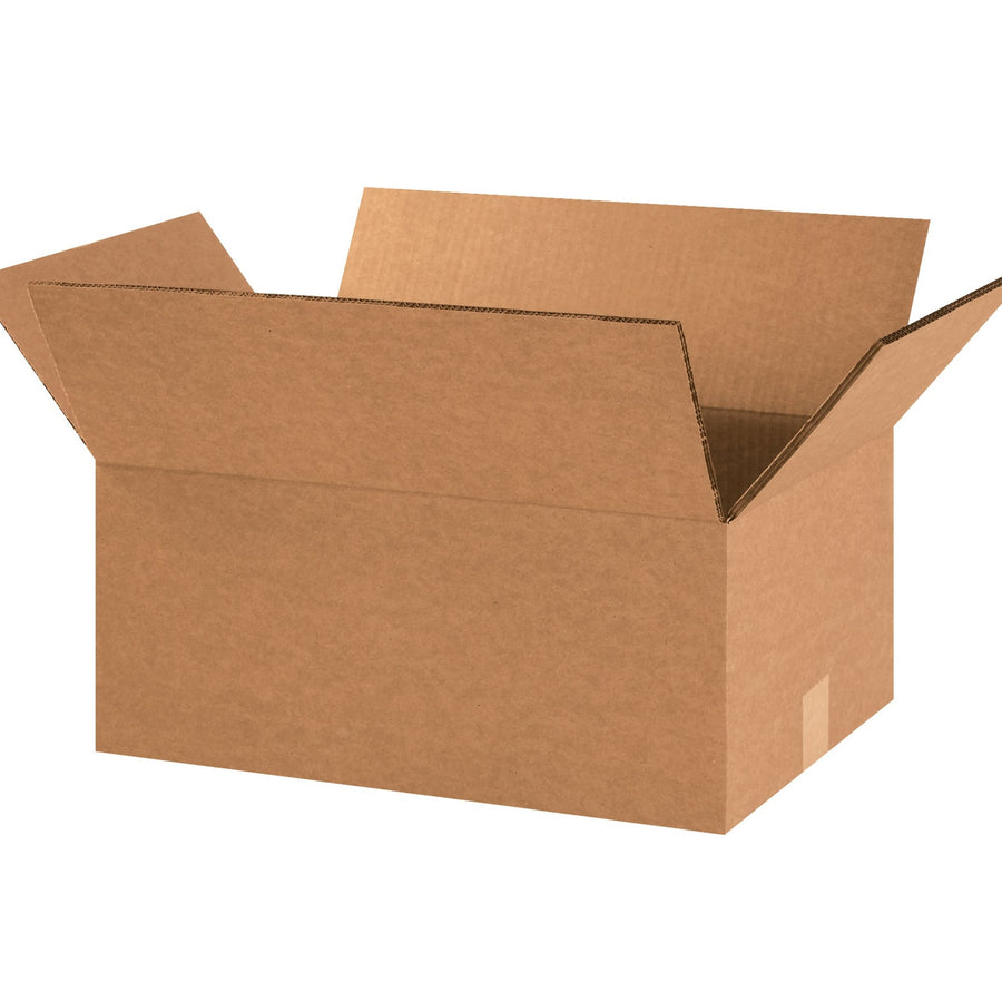 16x10x6 ECT-48 Kraft Double Wall Corrugated Shipping Boxes 15-Pack HD16106DW