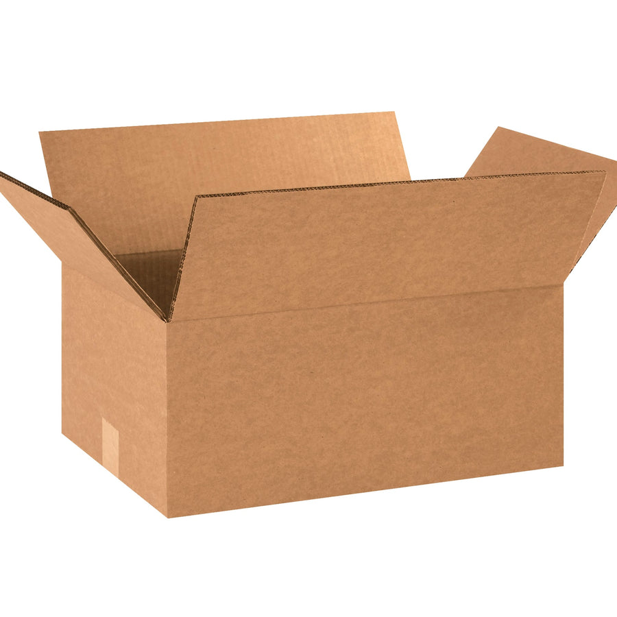 16x12x6 ECT-48 Kraft Double Wall Corrugated Shipping Boxes 15-Pack HD16126DW