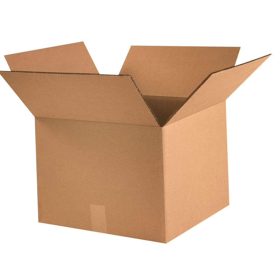 16x16x12 ECT-48 Kraft Double Wall Corrugated Boxes 10-Pack HD161612DW