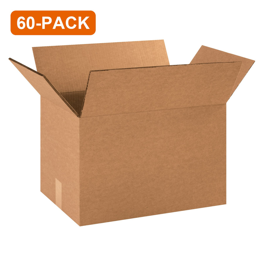 18x12x12 ECT-48 Corrugated Shipping Boxes Heavy Duty, 60-Pack (4 Bundles of 15)