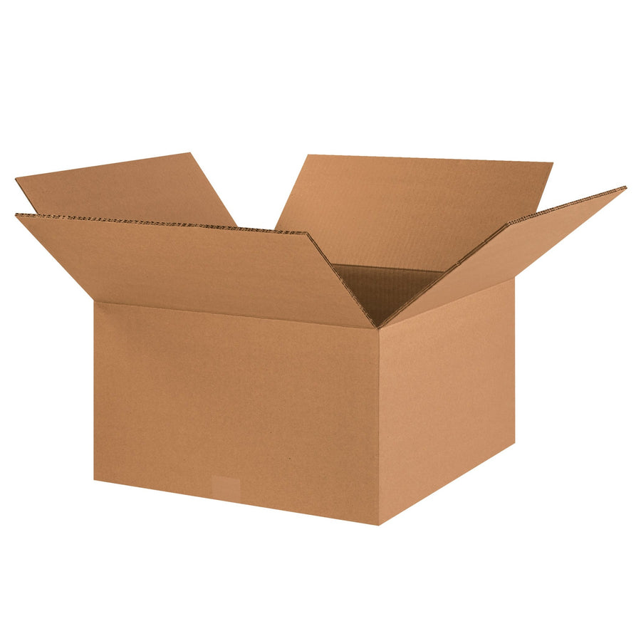 18x18x10 ECT-48 Kraft Heavy-Duty Double Wall Corrugated Shipping Boxes 15-Pack HD181810DW