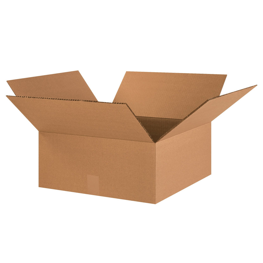 18x18x6 ECT-48 Kraft Double Wall Corrugated Boxes 15-Pack HD18186DW