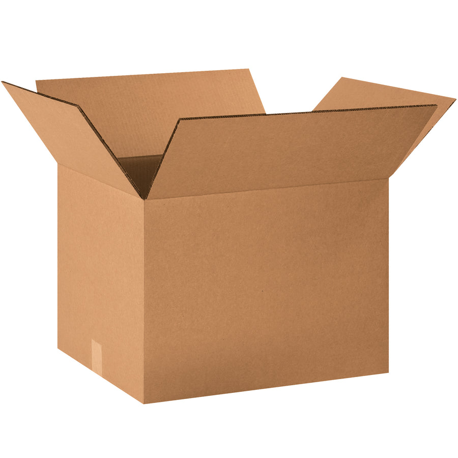 ECT-48 double wall corrugated shipping boxes designed for warehouse professionals who demand maximum protection and freight efficiency. These 20" x 16" x 12" kraft cartons stack reliably and ship flat to maximize storage. Bundle of 15 boxes ready to deploy.