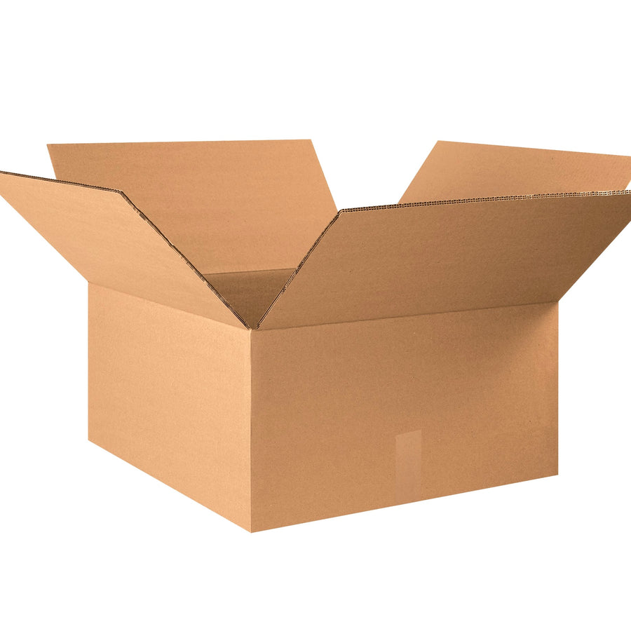 22x22x12 ECT-48 Kraft Heavy-Duty Double Wall Corrugated Shipping Boxes 10-Pack HD222212DW