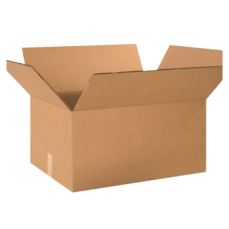 24x14x12 ECT-48 Kraft Double Wall Corrugated Shipping Boxes 15-Pack HD241412DW