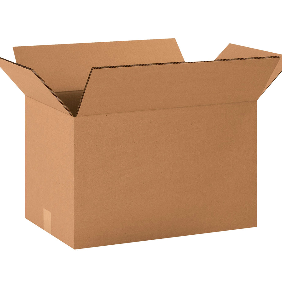24x14x14 ECT-48 Kraft Double Wall Corrugated Shipping Boxes 10-Pack HD241414DW