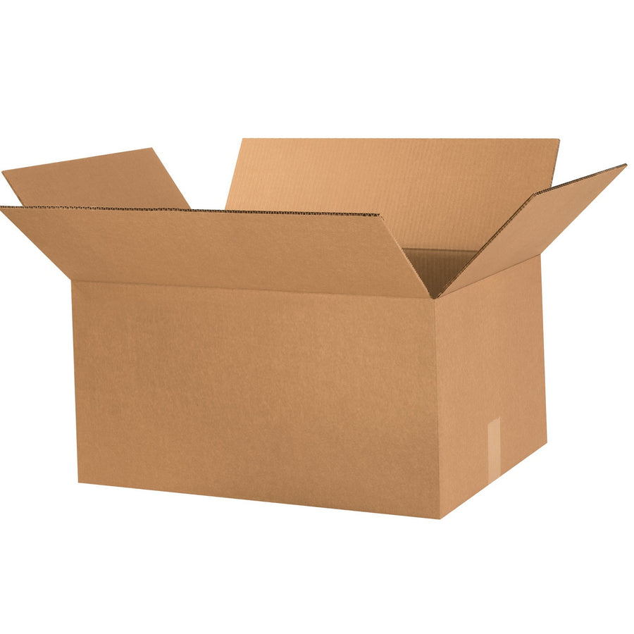 24x16x12 ECT-48 Kraft Heavy-Duty Double Wall Corrugated Shipping Boxes 10-Pack HD241612DW