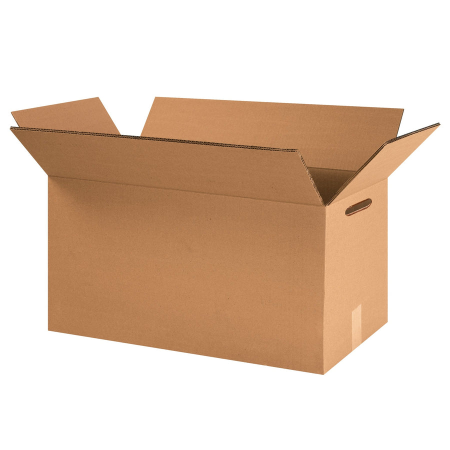 24x20x12 ECT-48 Double Wall Corrugated Shipping Boxes with Hand Holes 10-Pack HD242012DWHH