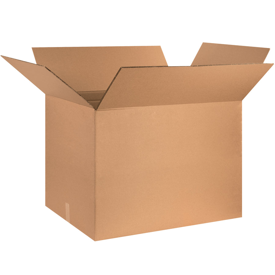 Professional-grade 32x24x24 double wall corrugated boxes built with ECT-48 kraft material for maximum protection and stacking performance. Each bundle of 5 ships flat to maximize warehouse efficiency and reduce freight costs. Ideal for fulfillment centers handling high-volume, high-value shipments.