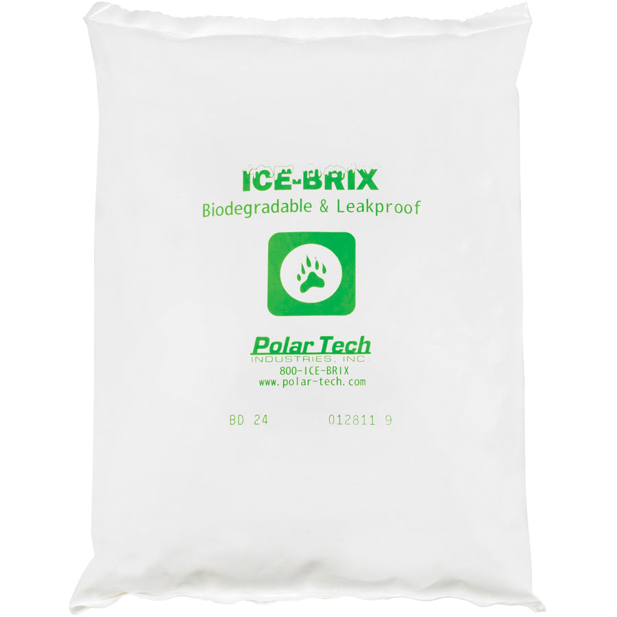 8x6x1.25 Biodegradable Ice Packs - 24oz Cold Gel - Case of 24