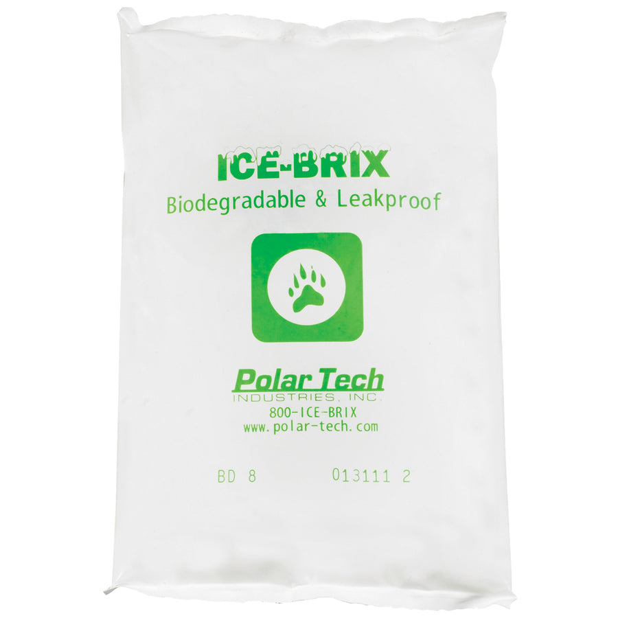 6x4x3/4" Biodegradable Ice Packs - 8 oz Cold Bricks, Case of 72