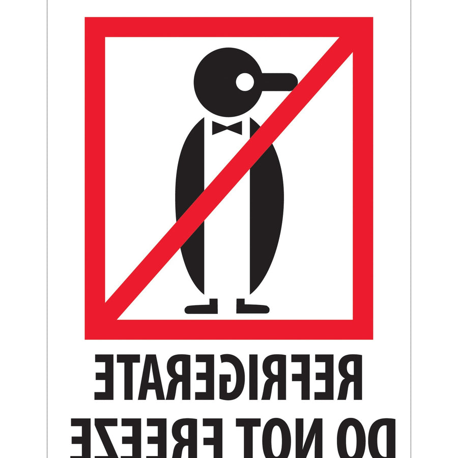 3x4 Refrigerate Do Not Freeze Labels Semi-Gloss Paper 500/Roll IPM315 - alias listing