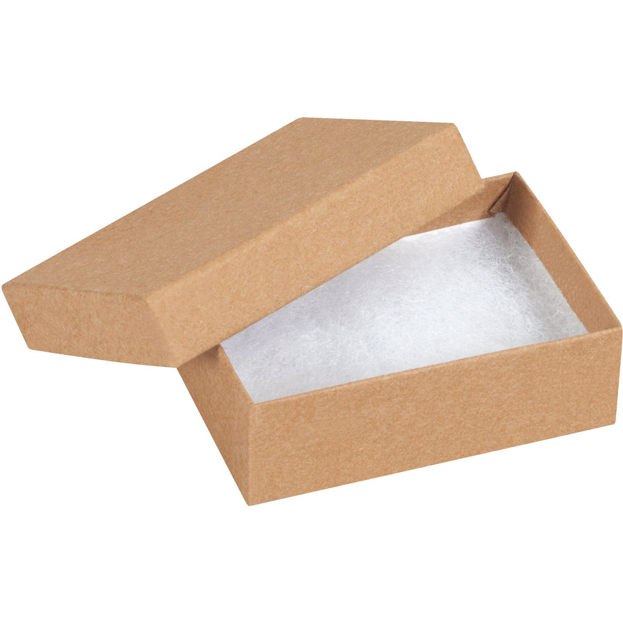 3 1/16 x 2 1/8 x 1 in Kraft Corrugated Shipping Boxes 100-Pack JB321K