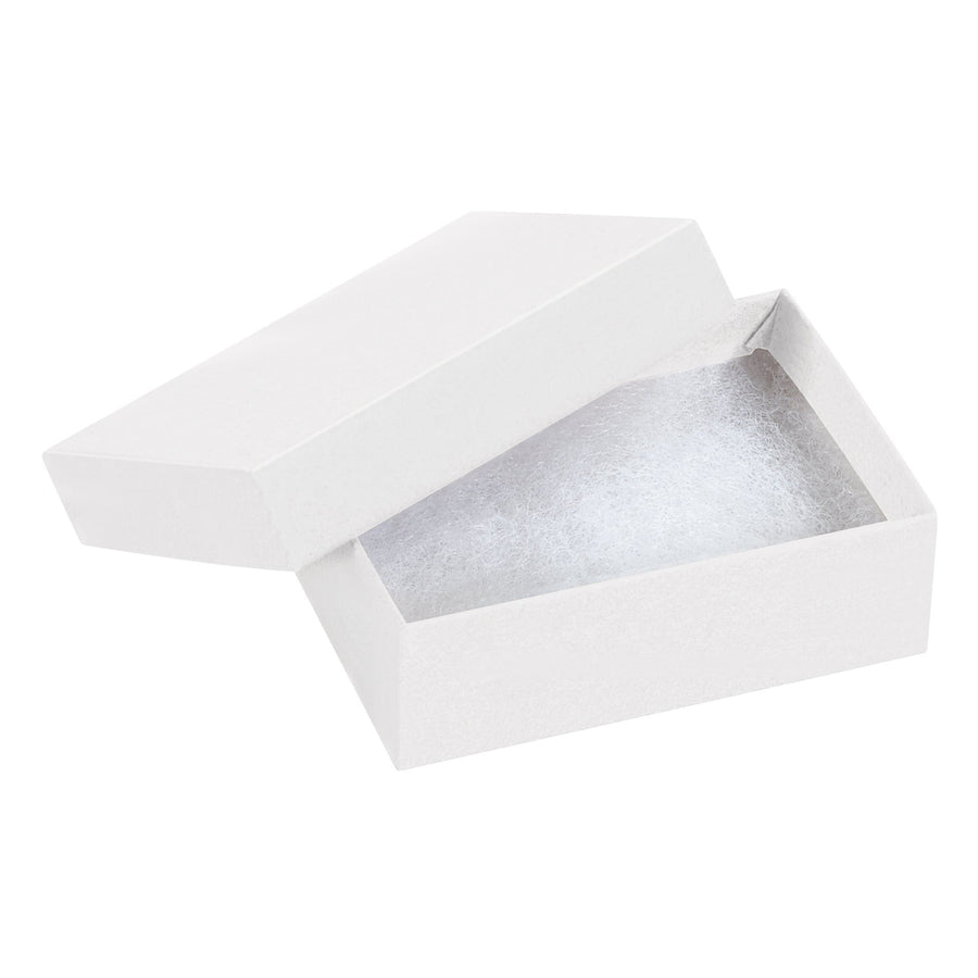 3 1/16 x 2 1/8 x 1 in White Corrugated Shipping Boxes 100-Pack JB321W