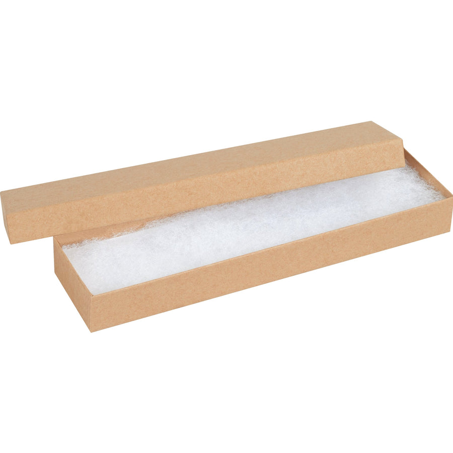 8 x 2 x 7/8 in Kraft Corrugated Shipping Boxes 100-Pack JB821K