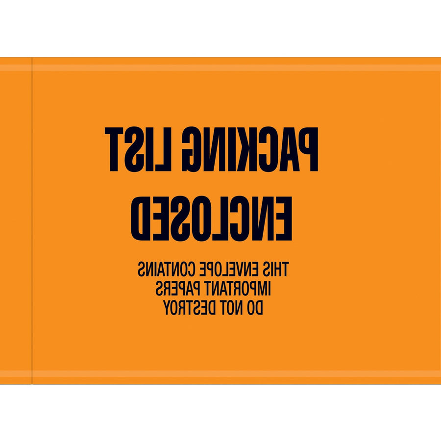 4.5x6 2 Mil Orange Self-Adhesive Packing List Envelopes 1000/Case JMR10