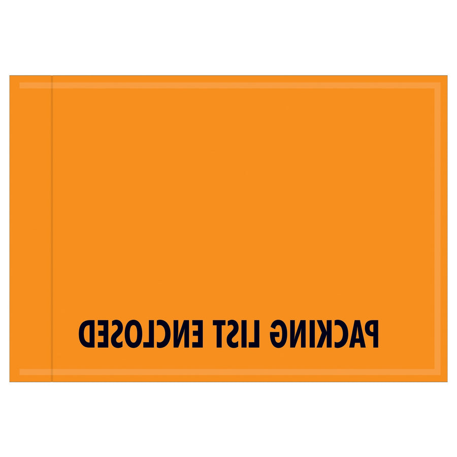 4.5x6 2 Mil Orange Packing List Enclosed Envelopes 1000/Case JMR12