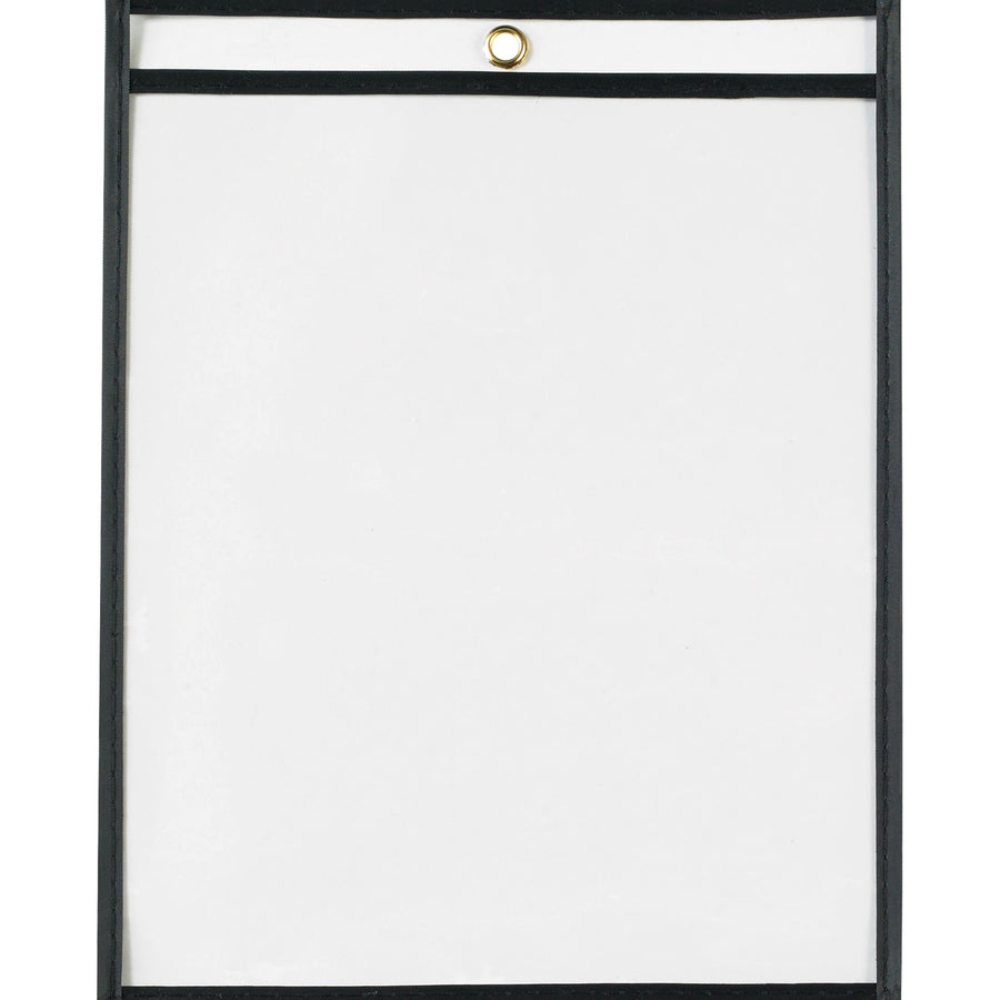 8.5x11 Black Vinyl Job Ticket Holders 25/Case JTH104