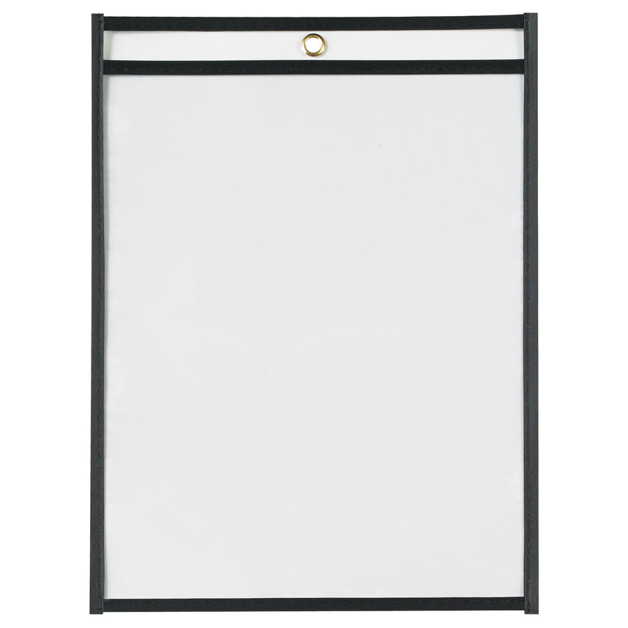 9x12 Black Vinyl Job Ticket Holders 25/Case JTH105