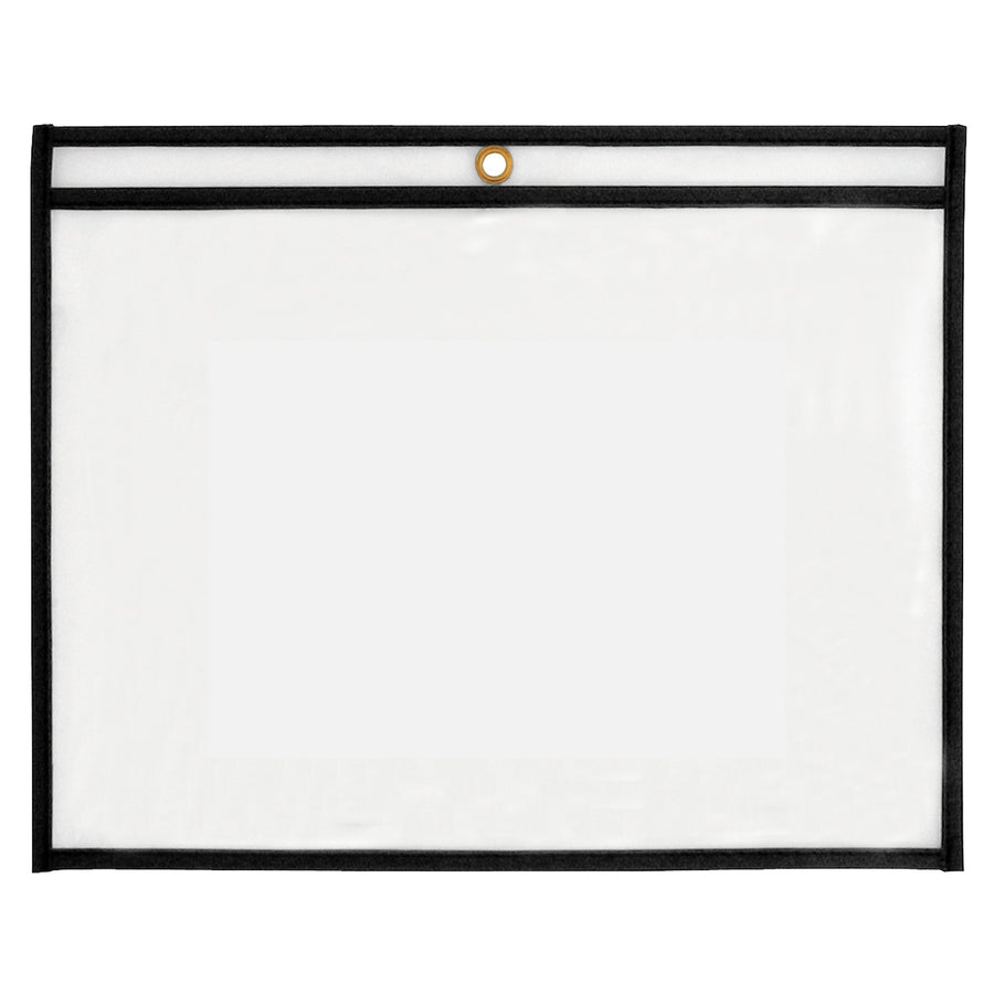 11x8.5 Black Vinyl Job Ticket Holders 25/Case JTH117