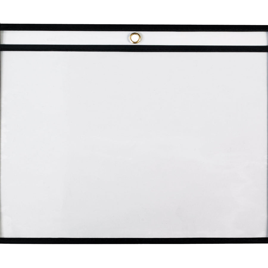 12x9 Black Vinyl Job Ticket Holders 25/Case JTH120