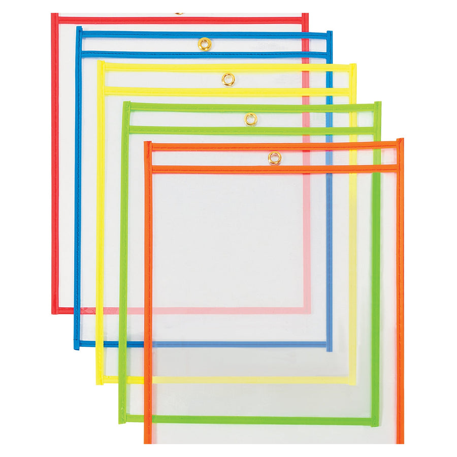 9x12 Neon Vinyl Job Ticket Holders 25-Pack JTH122