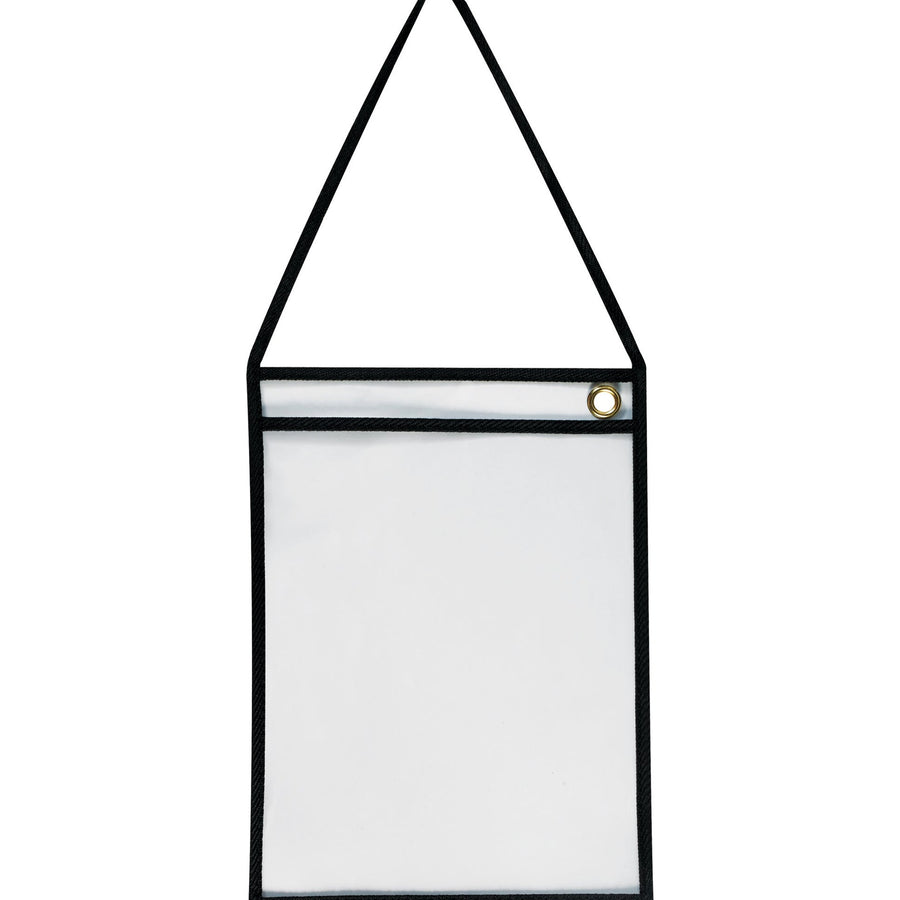9x12 Clear Vinyl Job Ticket Holders with Hanging Strap 15/Case JTH123