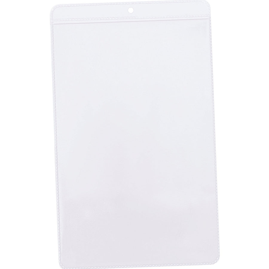 5x8 Clear Vinyl Job Ticket Holders 50/Case JTH191