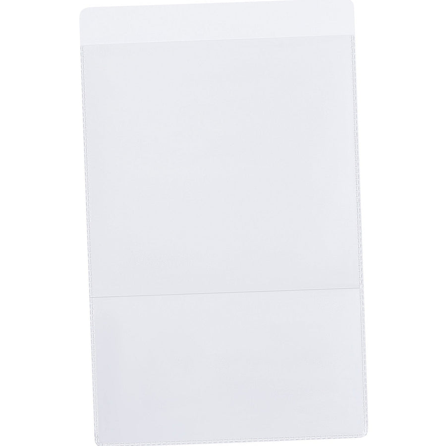 5x8 Clear Vinyl Self-Adhesive Job Ticket Holder 50/Case JTH252