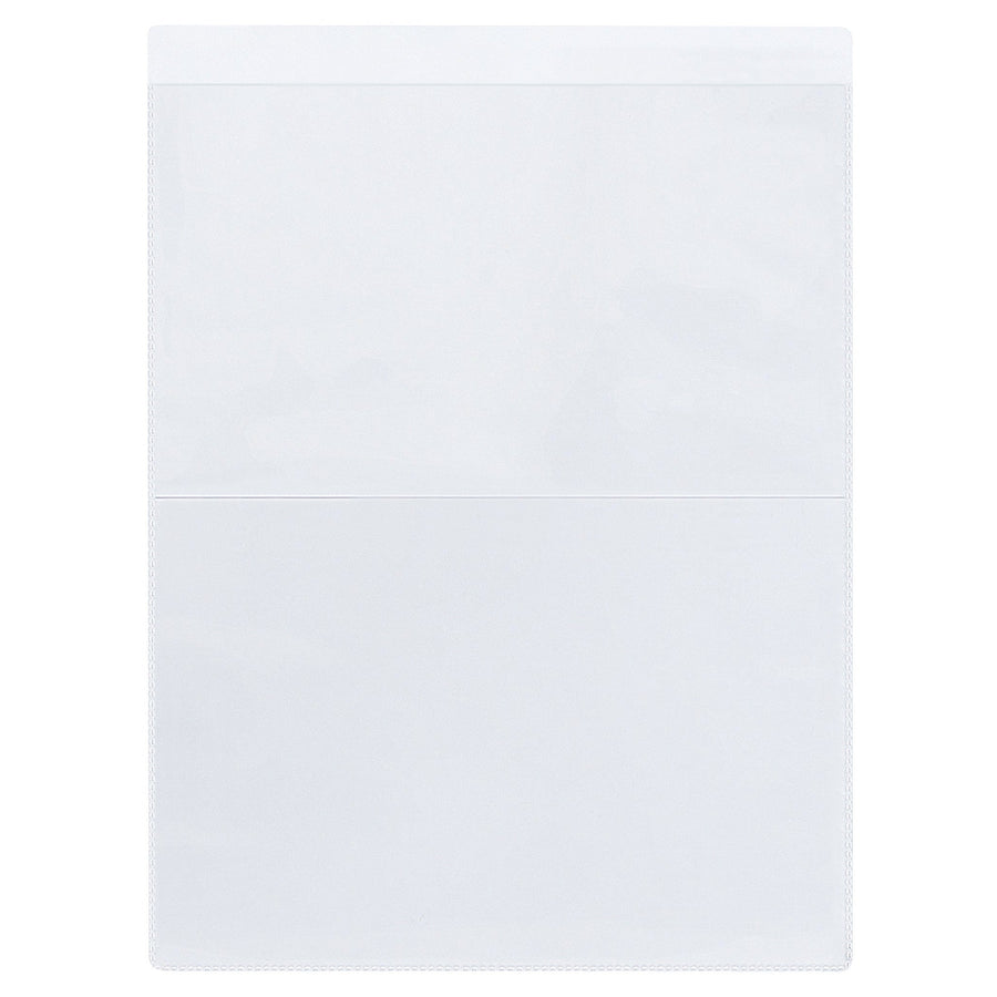 9x12 Clear Vinyl Self-Adhesive Job Ticket Holders 50/Case JTH254