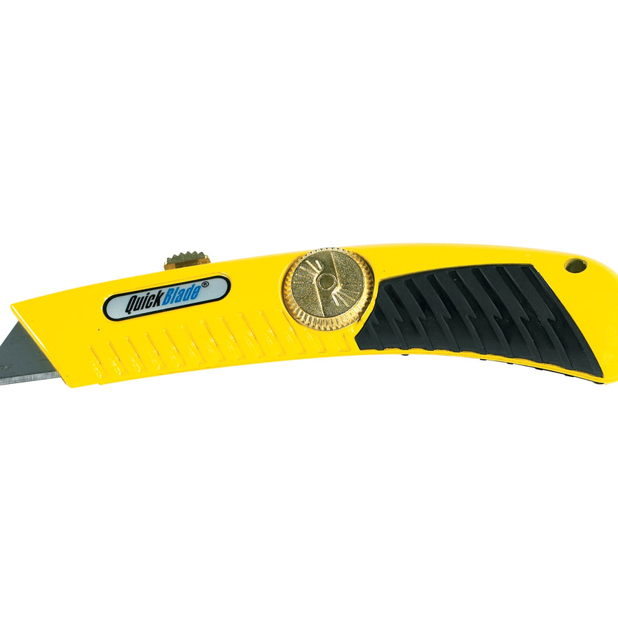 Yellow/Black Plastic Metal Retractable Utility Knife 10/Case KN110