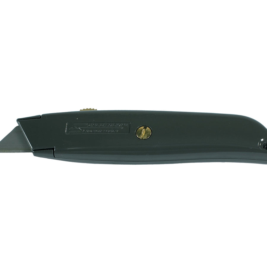 Die Cast Metal Ergonomic Grip Retractable Utility Knife 10/Case KN115