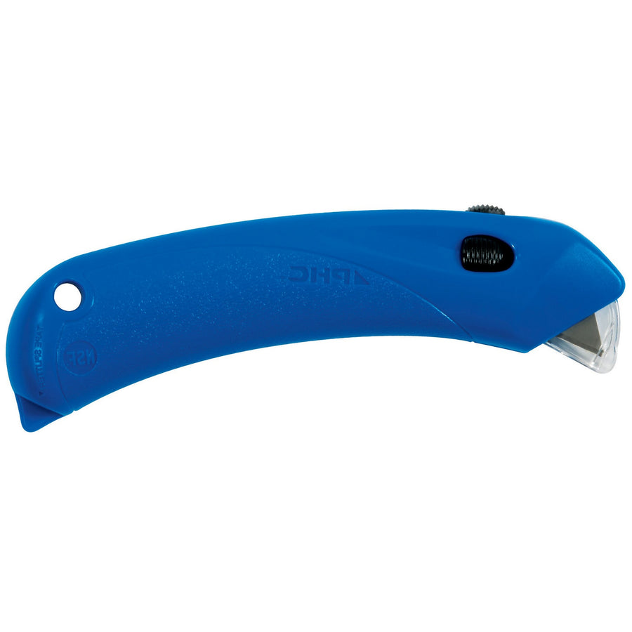 Blue Plastic/Metal RSC-432 Restaurant Safety Cutter 6/Case KN126