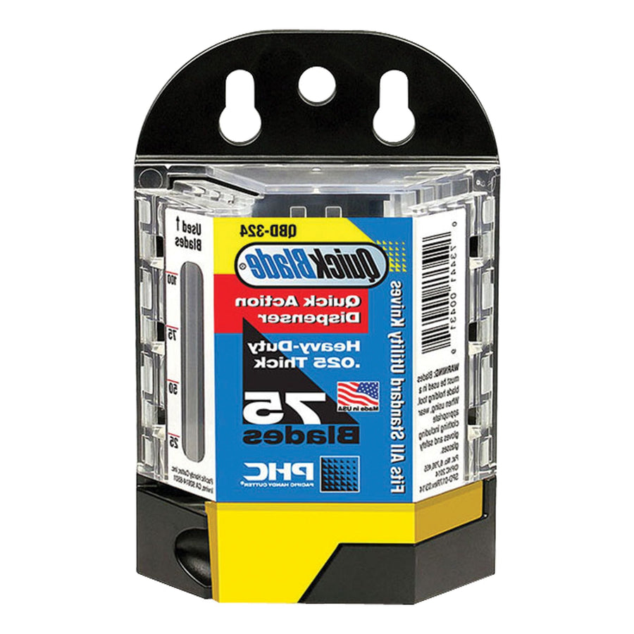 QBD-324 Steel/Plastic Wall Mount Blade Dispenser 75-Blade Capacity KN143