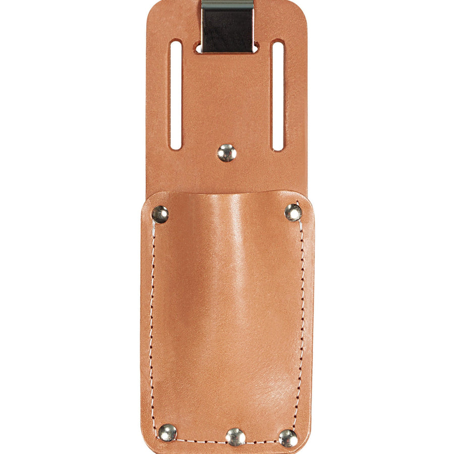 Tan Leather Belt Clip Holster for Utility Knives 6/Case KN147