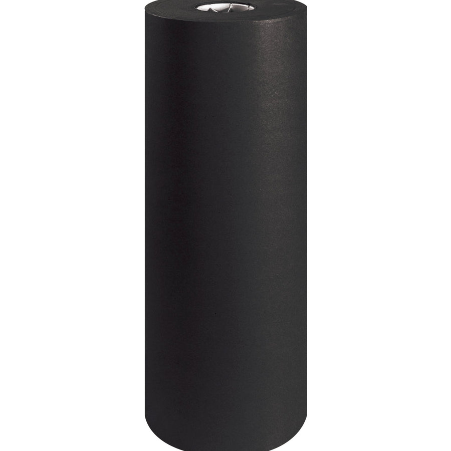 24 in x 720 ft 50# Black Kraft Paper Roll 1 Roll KP2450BK