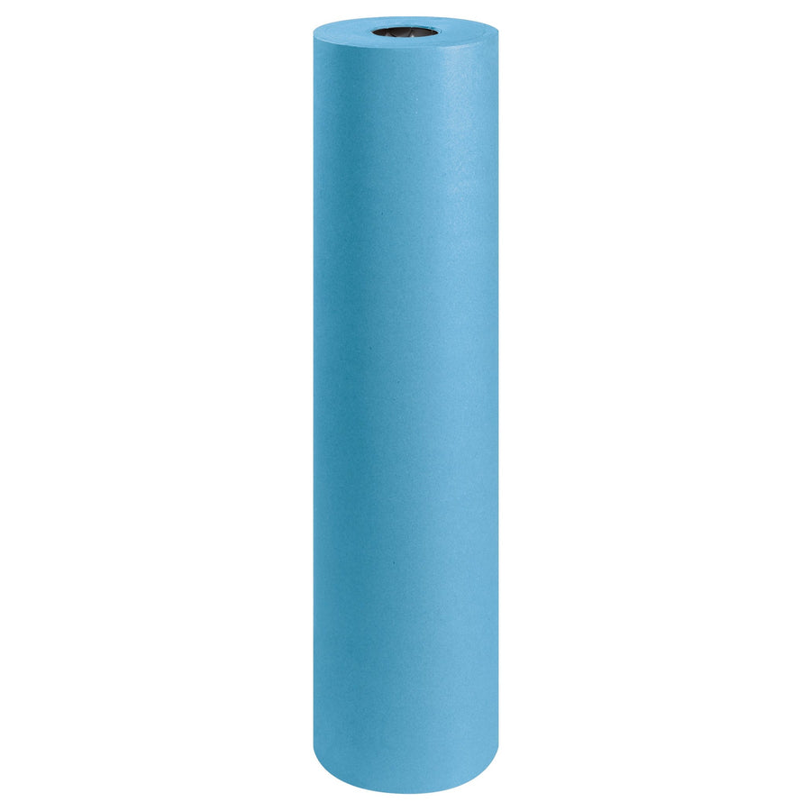 36 in x 1000 ft 50# Blue Kraft Paper Roll KP3650BL