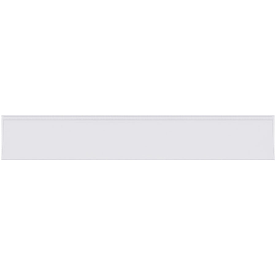 1" x 6" Clear PVC Open-Edge Label Holders - Barcode Compatible, Case of 50