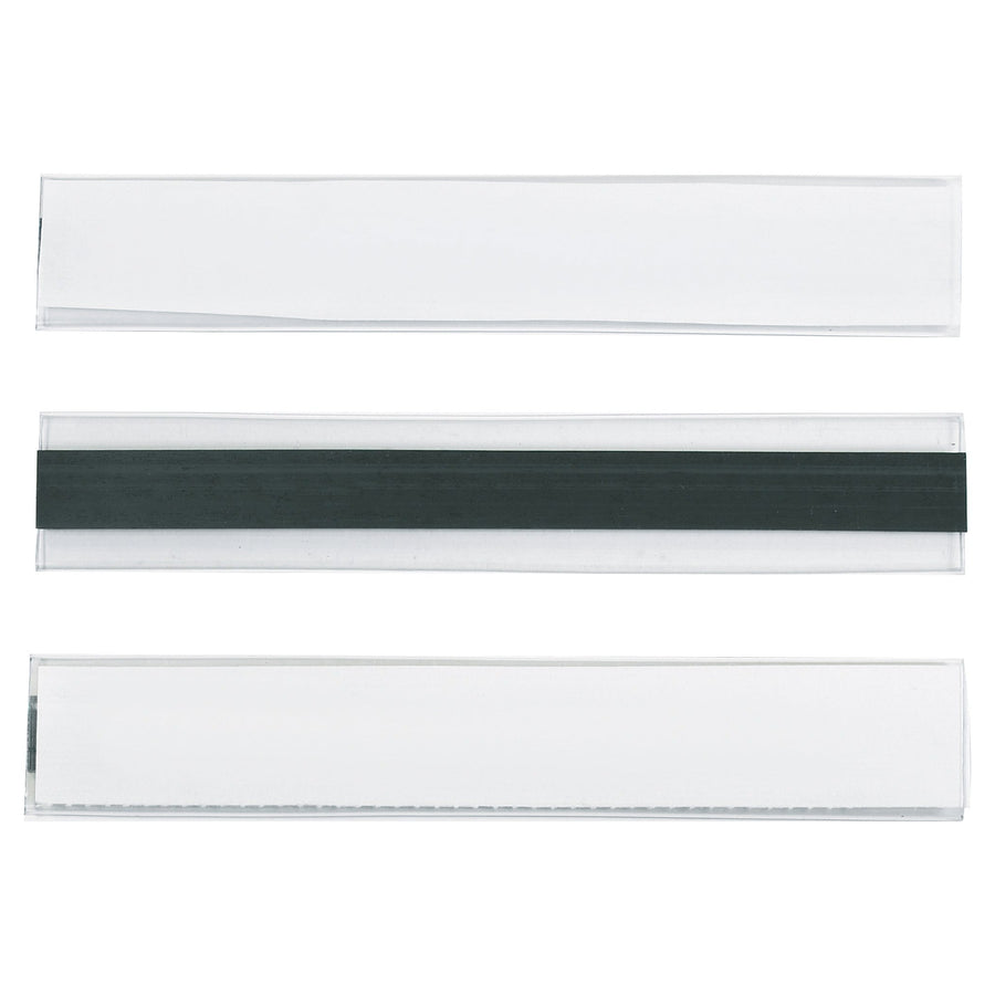 1x6 Clear Plastic Magnetic Label Holders 12/Case LH114