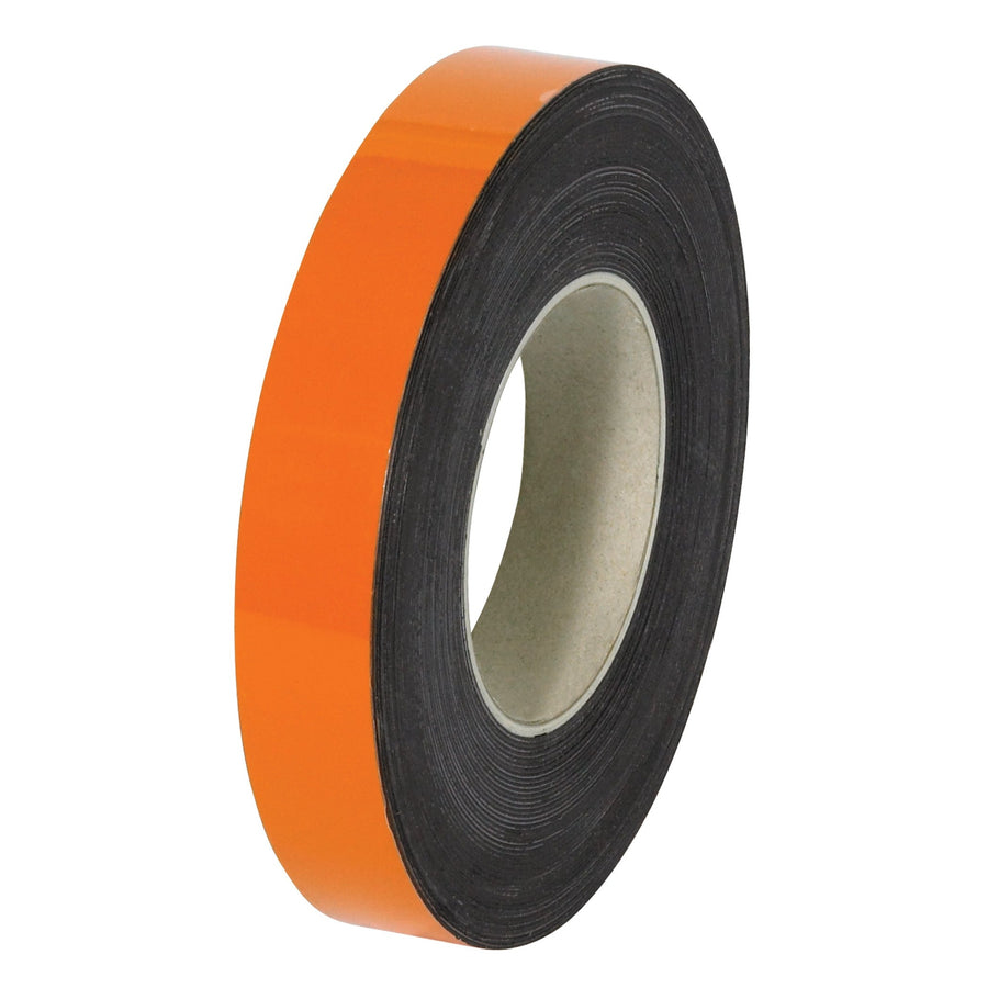 1 in x 50 ft Orange Magnetic Warehouse Labels Roll LH125