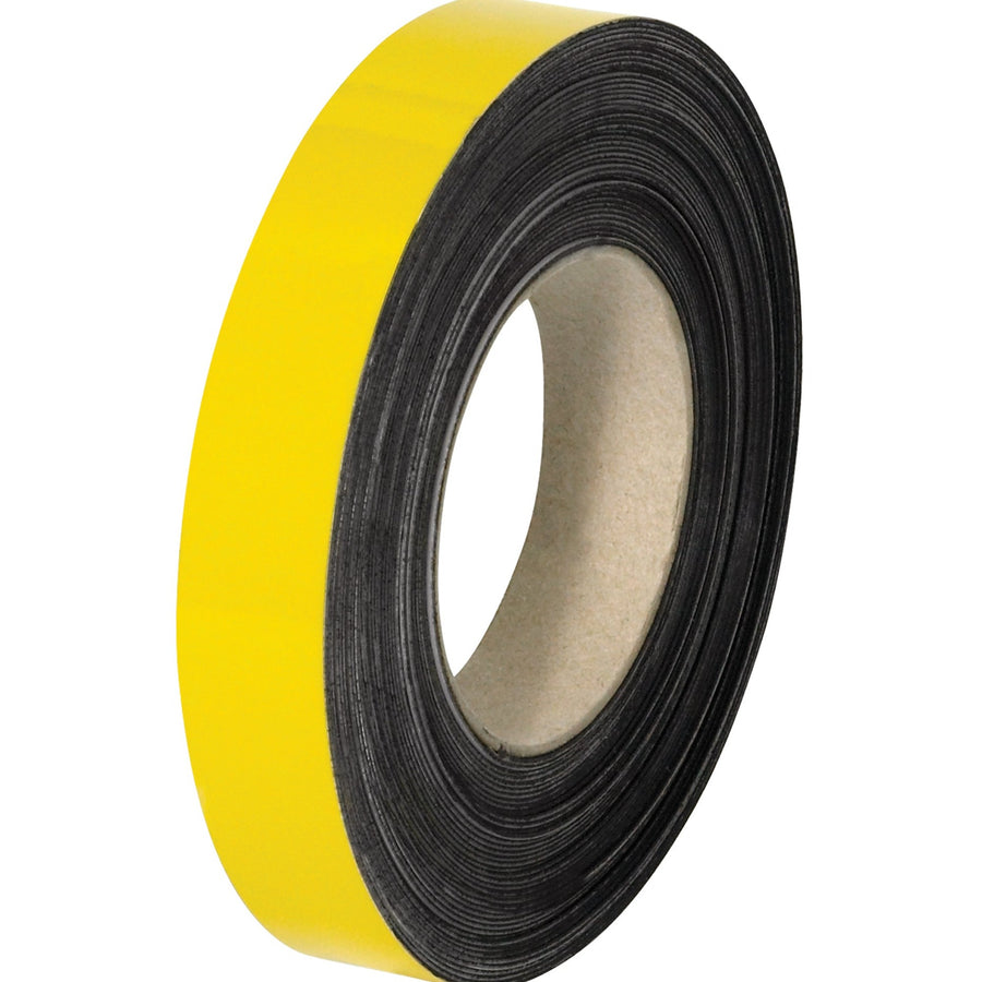 1 in x 100 ft Yellow Magnetic Labels Roll LH139