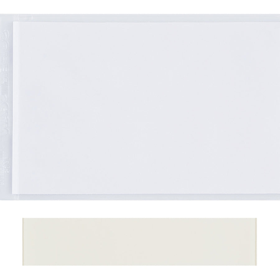 3x5 Clear Vinyl Press-On Label Holders 50/Case LH140